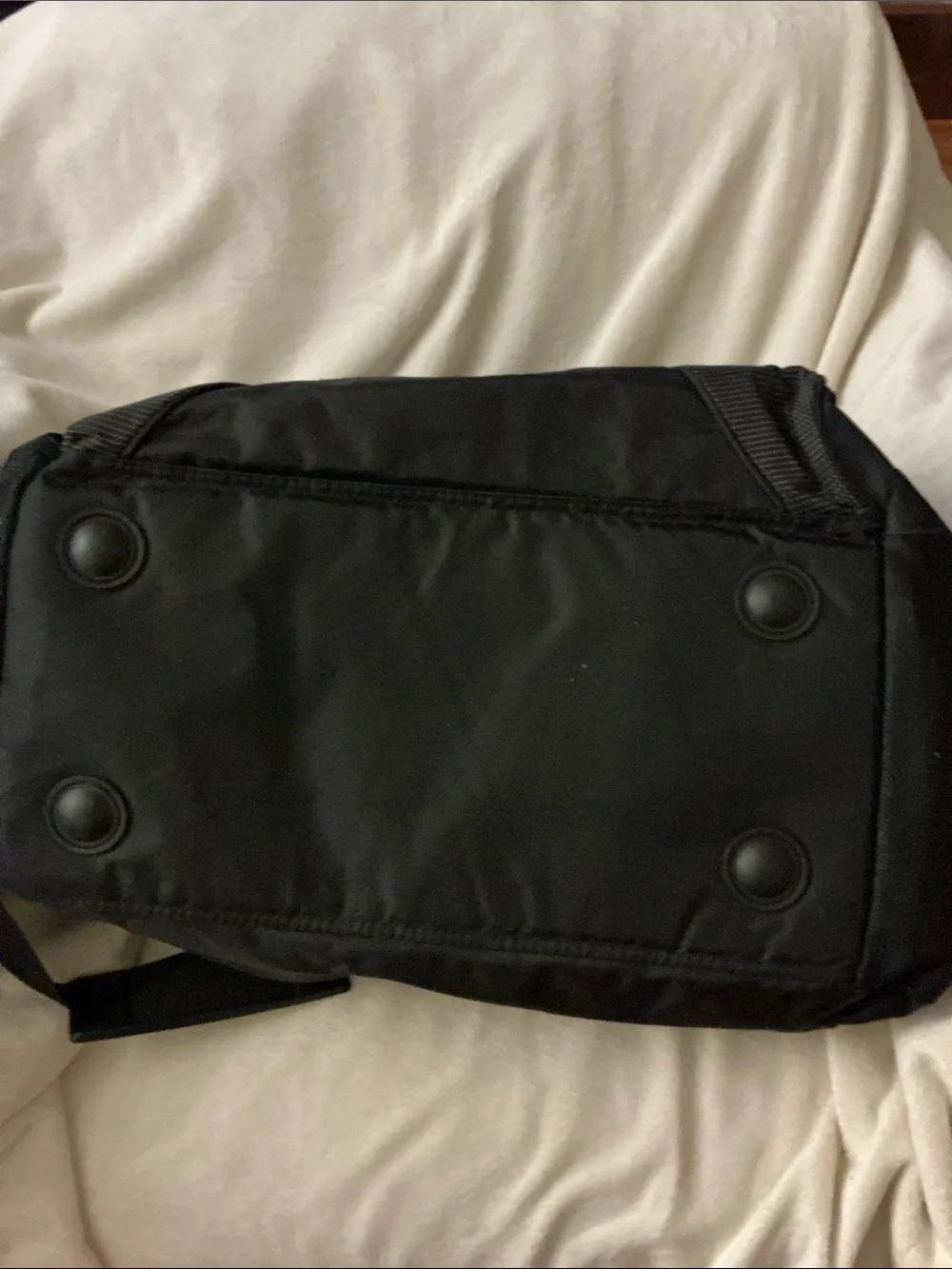STARTER Black Men’s Duffel Bag with Shoulder Strap
